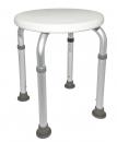 Duschhocker, rund, 8-fach verstellbar