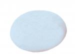 Latexkissen oval  mit Frotteebezug weiß